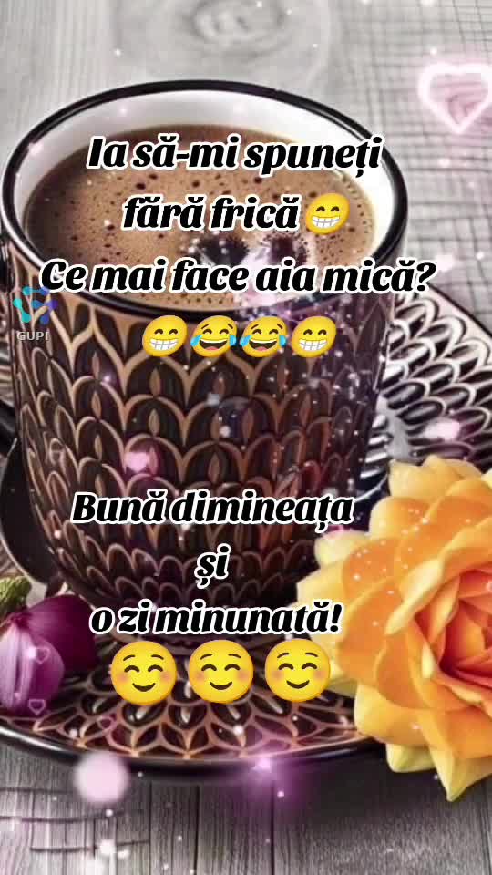 bună dimineața!☕☺️