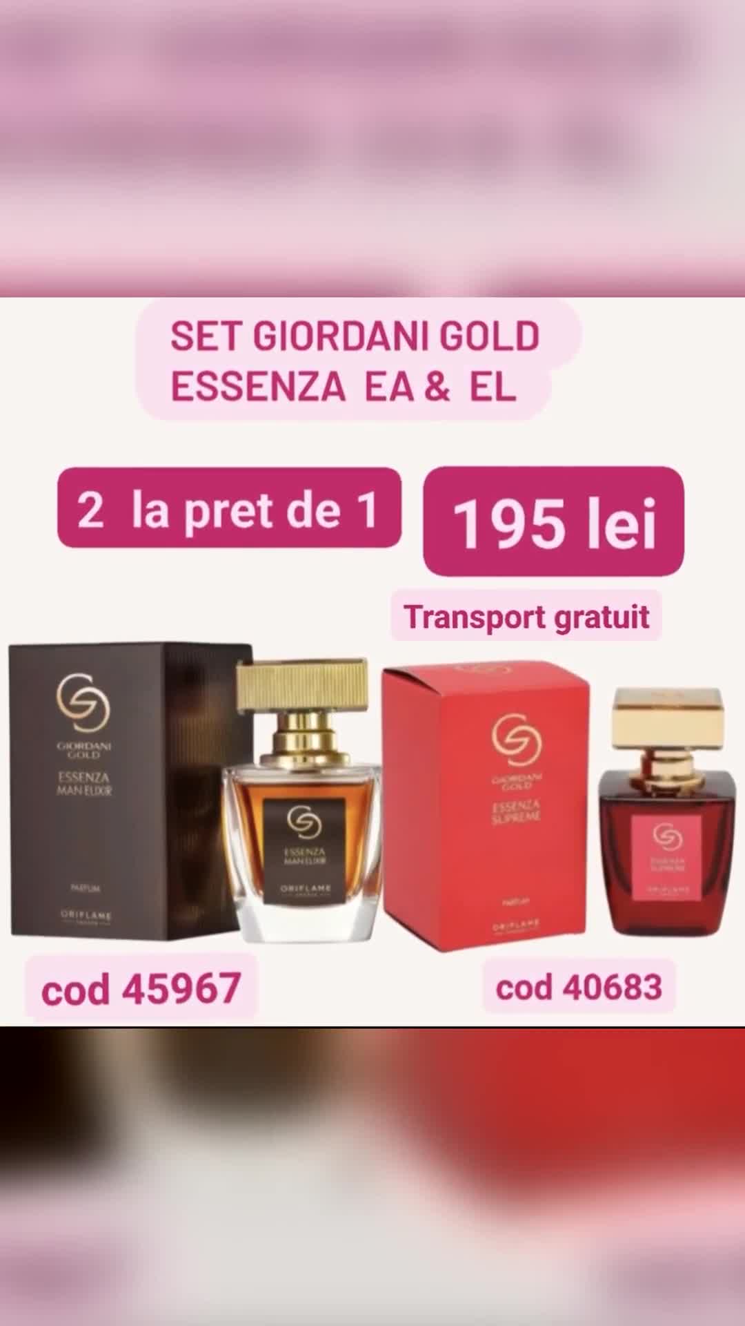 Giordani pentru ea,
Giordani pentru el.