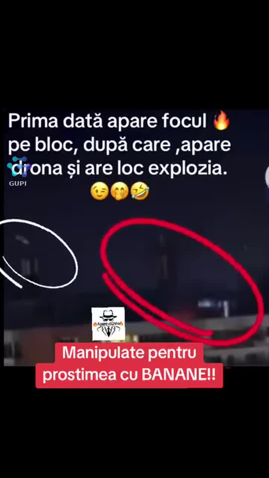 Manipularea cu drona!