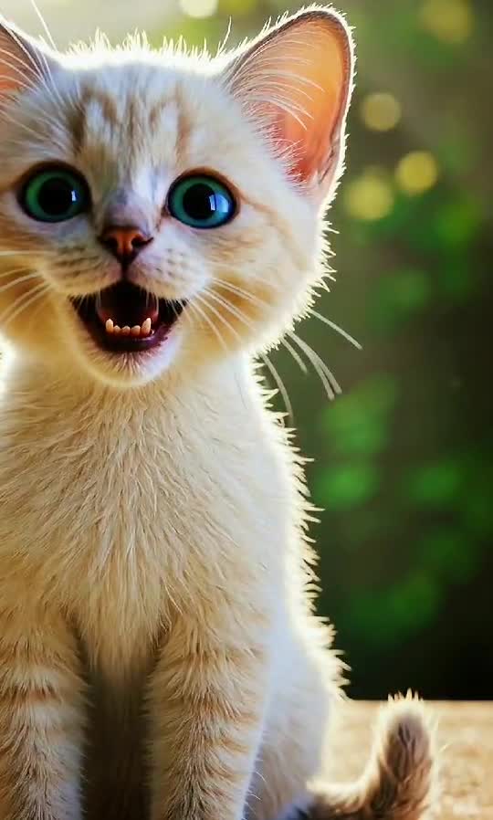 The face you make when someone says “snacks?” 🐱✨🍪