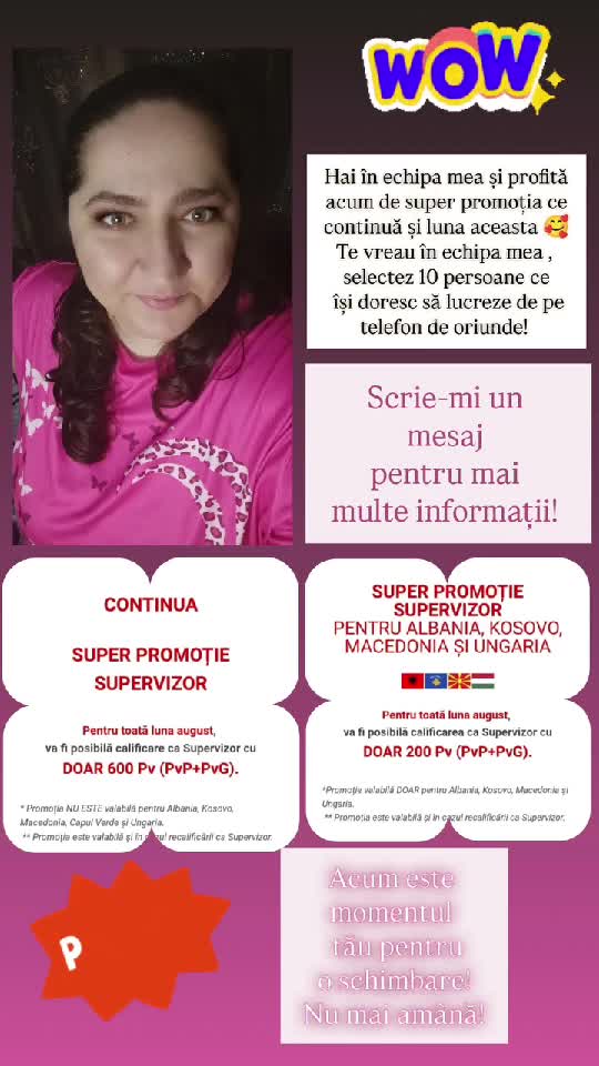 Te ajut să ai propriul tău magazin online la nivel european și să lucrezi de oriunde cu telefonul! Scrie-mi acum și hai sa începem să lucrăm împreună🤩