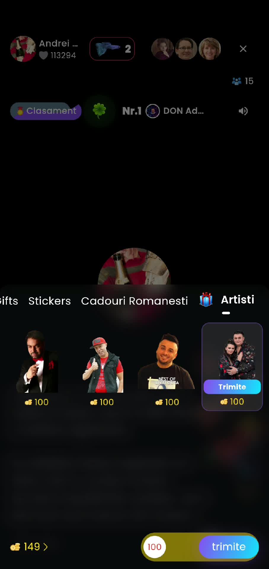 săptămâna reușită tuturor!întrecere între noi  pe tap tap primul 100 k primește 100 p!felicitării @Andrei State