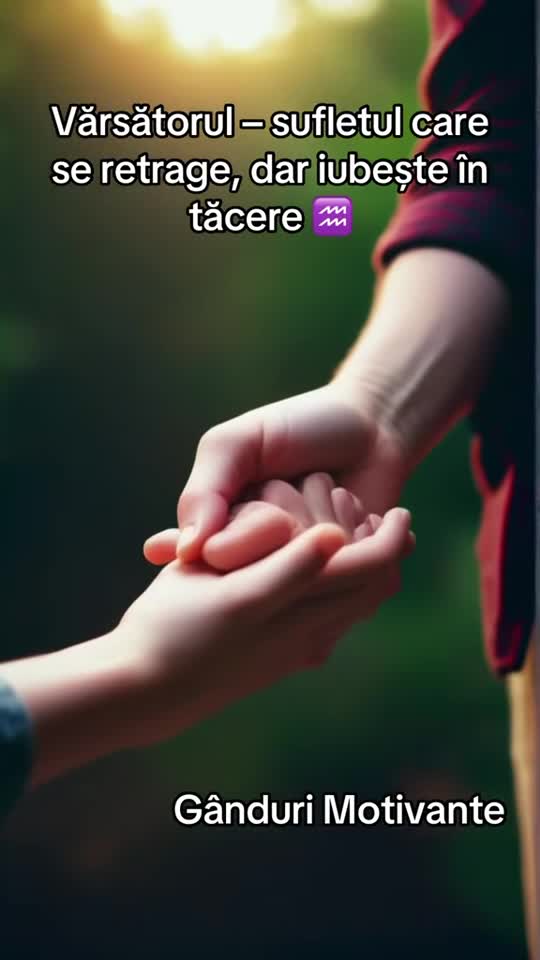 Vărsătorul pare departe… dar iubește în tăcere. Nu cere nimic, dar dă tot. ♒