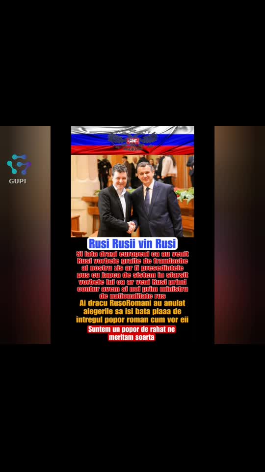 Iar v-a tras-o Muculeț!!
Partide de rahat, Parlament de doi bani!!😡