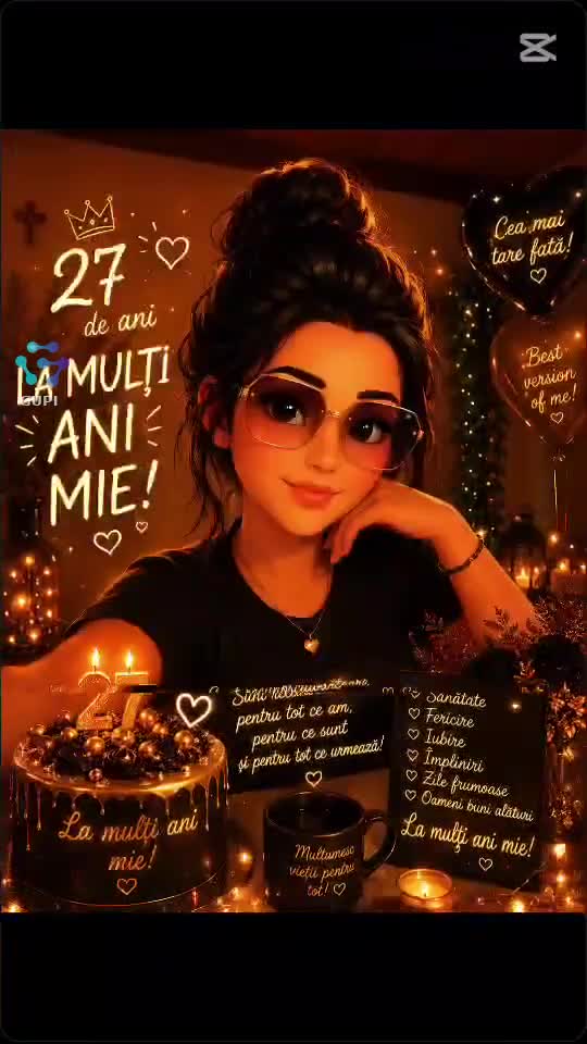 27🔥🔥 Am mai îmbătrânit un an😝