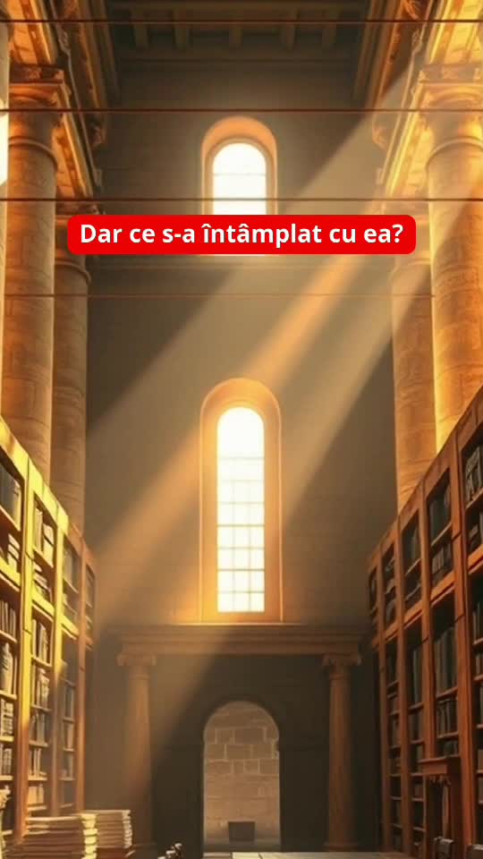 Cea mai faimoasă bibliotecă a Antichității – peste 700.000 de pergamente, cunoștințe pierdute și mistere nerezolvate.
