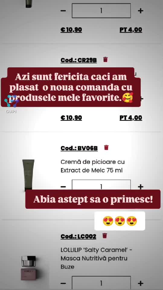 comanda personala