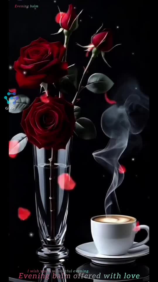 Evening balm for everyone🥀☕I wish you all a wonderful evening👌🙂