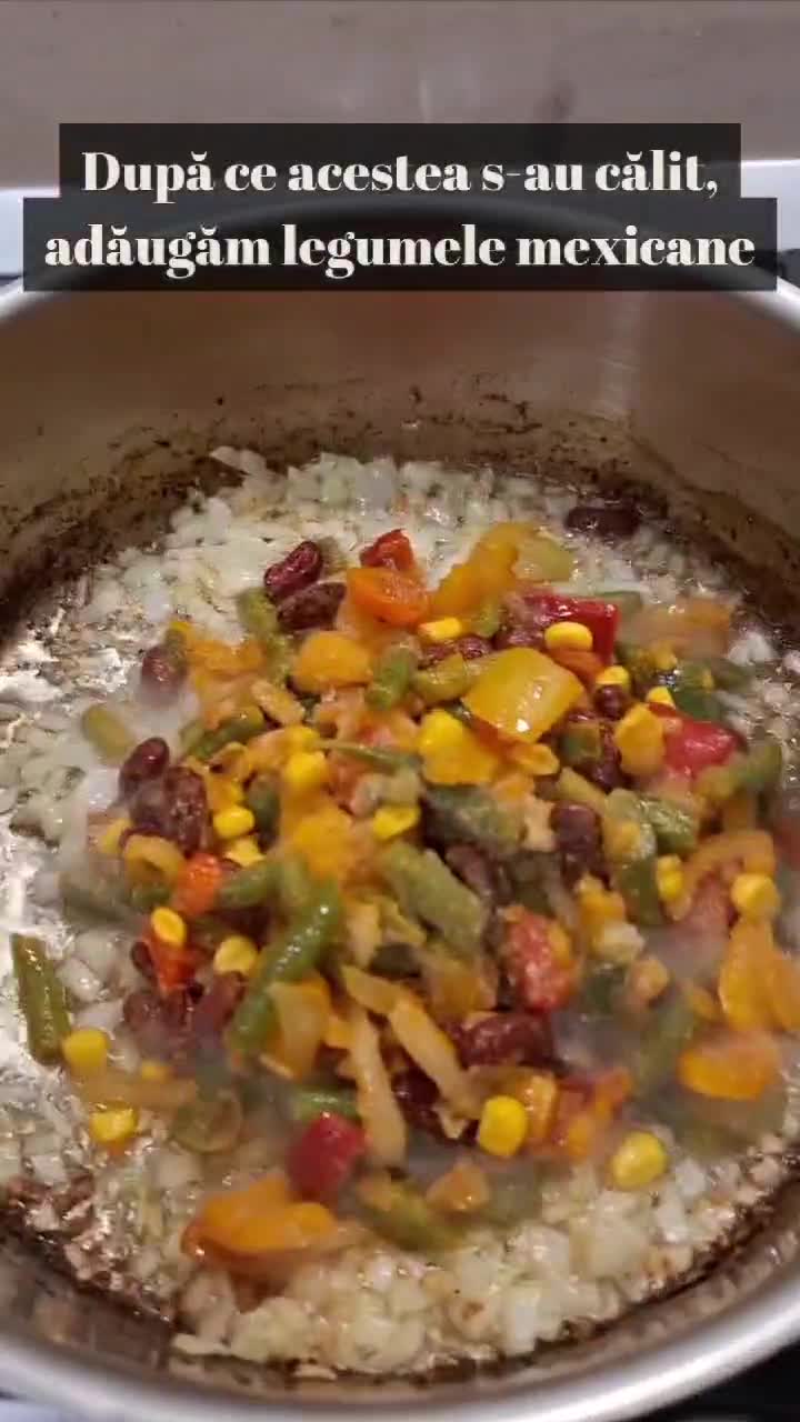 Orez cu legume mexicane