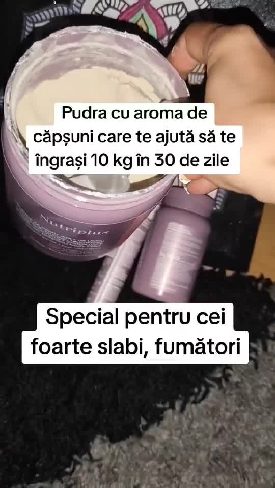 👉 Shakul Nutriplus – supliment natural pentru creșterea în greutate
