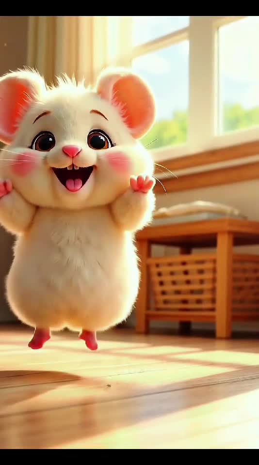 Tiny Dancer: This Happy Mouse Just Invented a New Dance Craze! 🐭💃