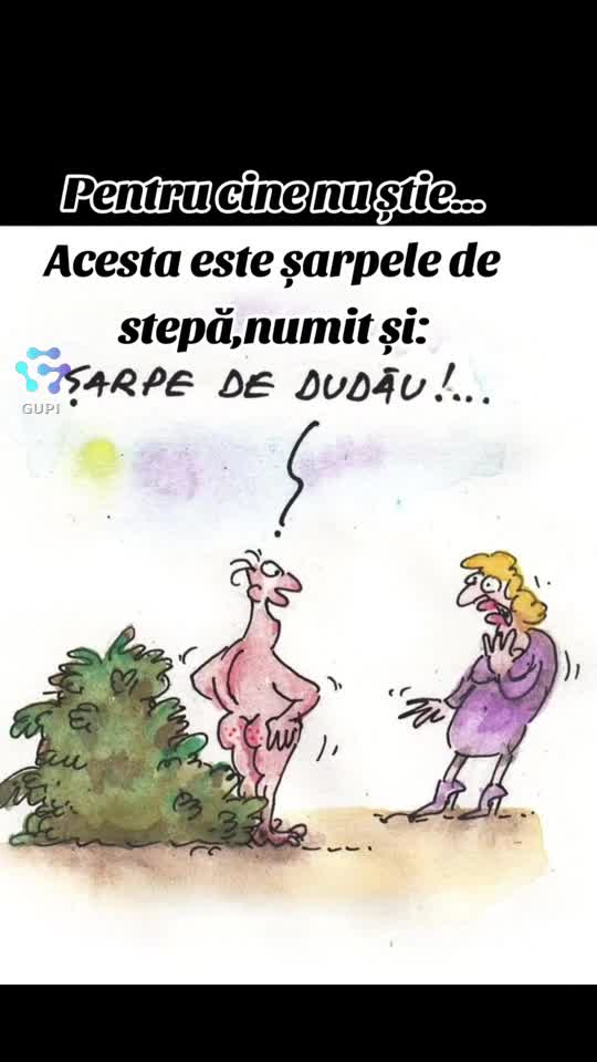 șarpe de dudău...😁😁😁