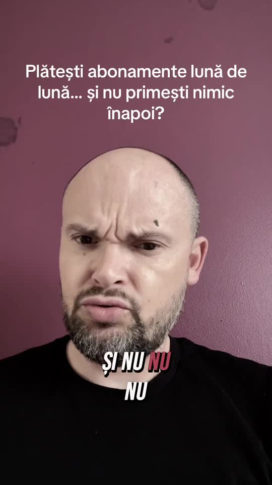 Plătim lunar Netflix, Amazon… dar noi nu primim nimic.
Ce-ar fi să existe un abonament care te plătește săptămânal?
Vrei să afli mai multe? Scrie “88”