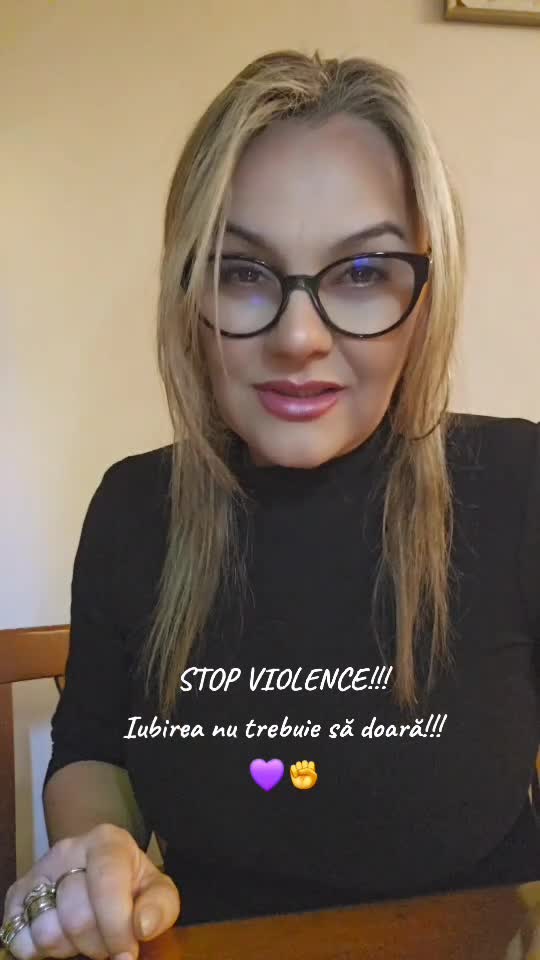 STOP VIOLENCE!!! Iubirea nu trebuie să doară!!!
             💜✊️
      25 Noiembrie 
  
♎️