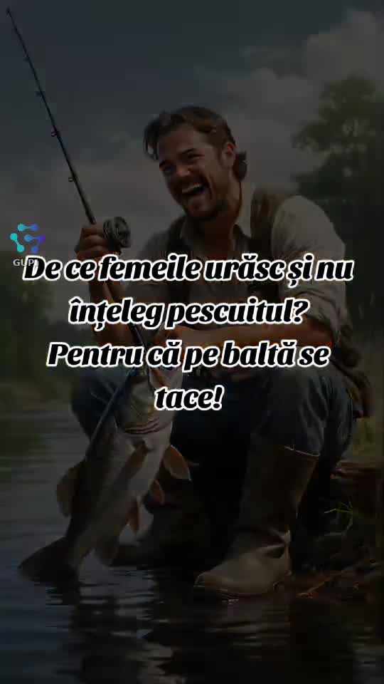 știți de ce femeile urăsc pescuitul?...🤔😁