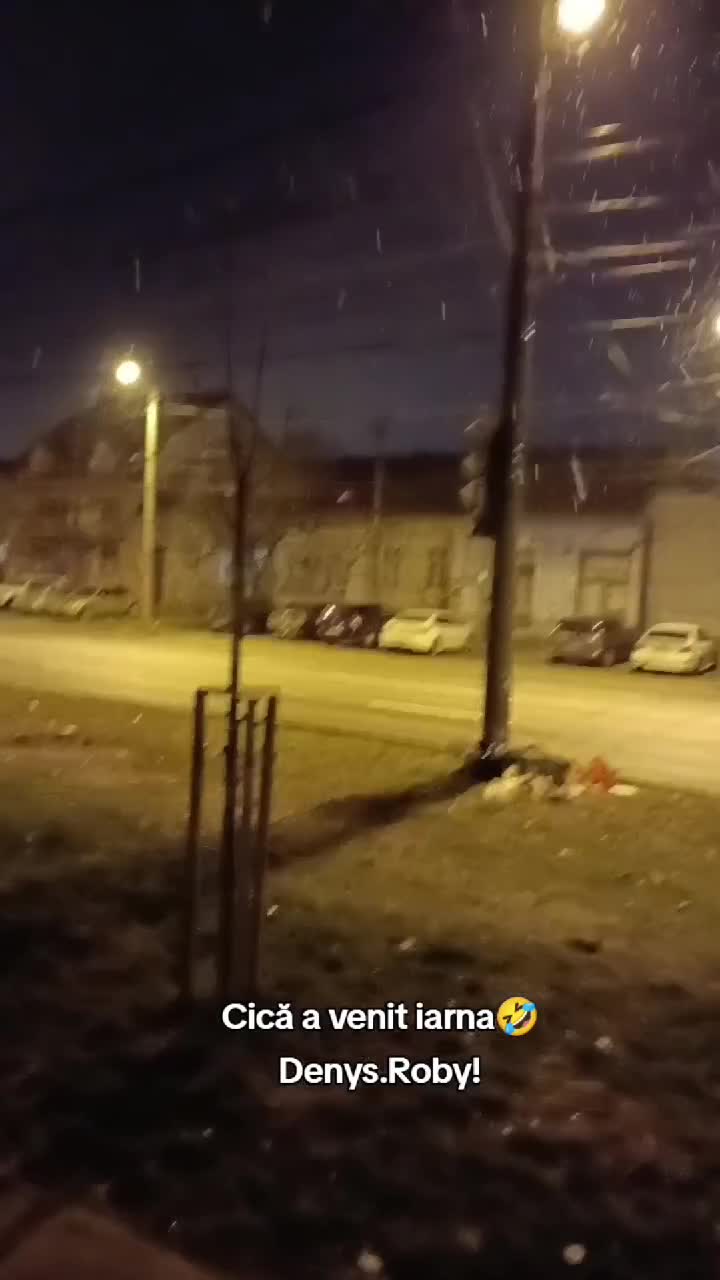 Cică a venit iarna!🤣Om Al Străzii (Denys.Roby)
