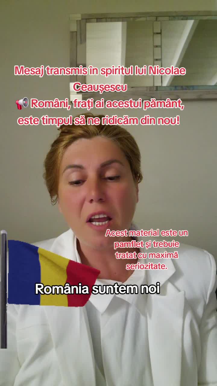 Elena Ceaușescu 
România nu este o țară care să fie părăsită, ci o patrie care trebuie reconstruită de cei care o iubesc cu adevărat!
