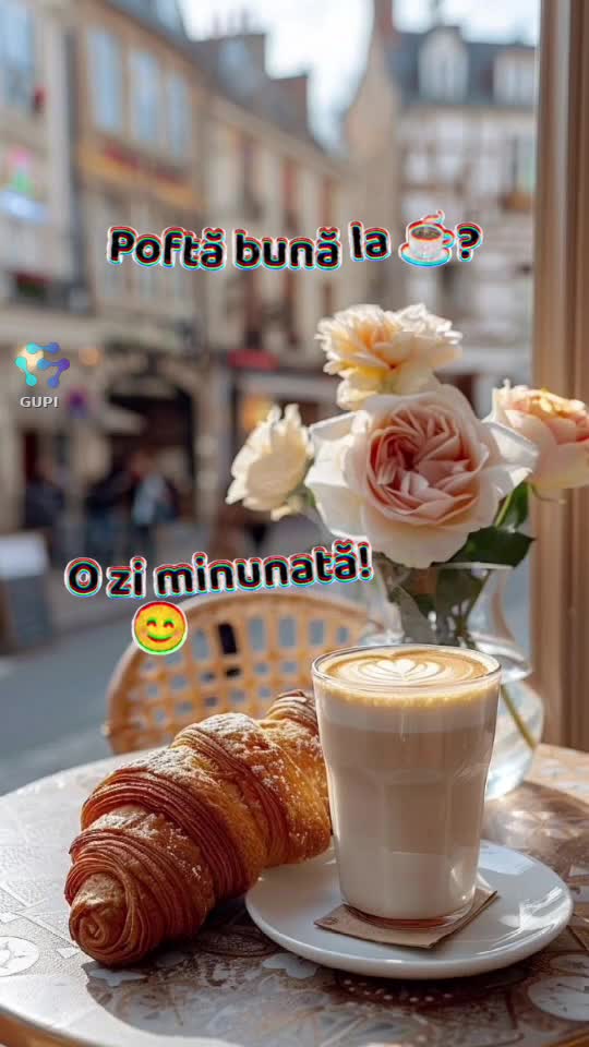 bună dimineața! poftă bună la ☕!