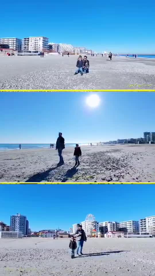 Eu și baiatu meu Mamaia nord ianuarie 2025