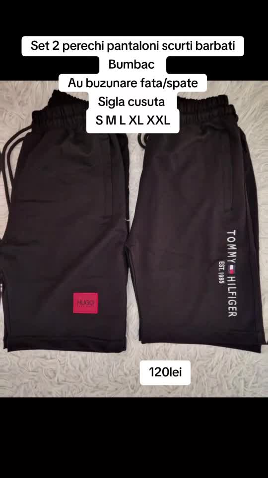 set 2 perechi pantaloni bărbătești