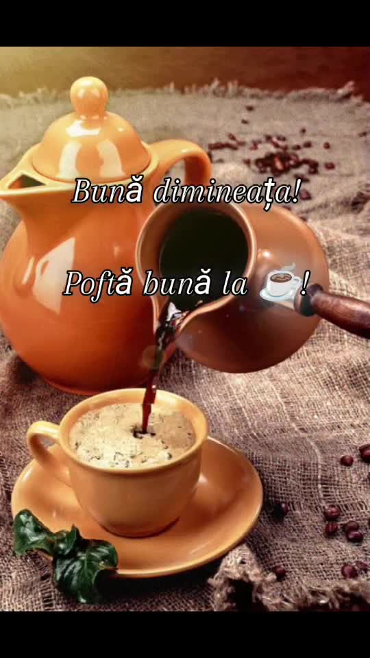 Poftă bună la ☕!