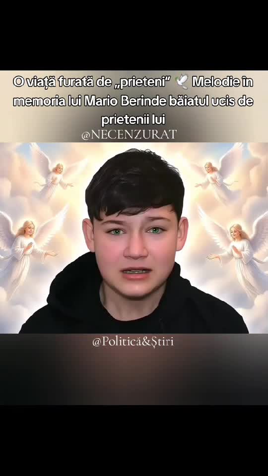 O viață furată de „prieteni” 🕊️ Melodie în memoria lui Mario Berinde băiatul ucis de prietenii lui