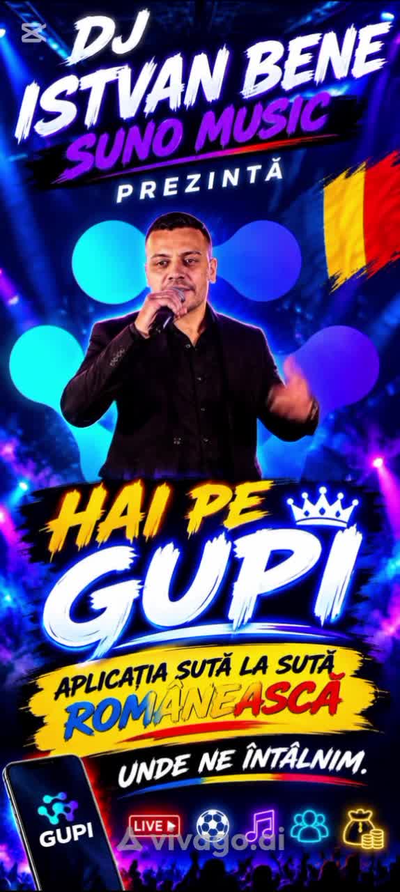 DJ ISTVAN BENE SUNO MUSIC PREZINTĂ _ HAI PE GUPI APLICAȚIA SUTĂ LA SUTĂ ROMÂNEASCĂ LOCUL UNDE NE ÎNTÂLNIM