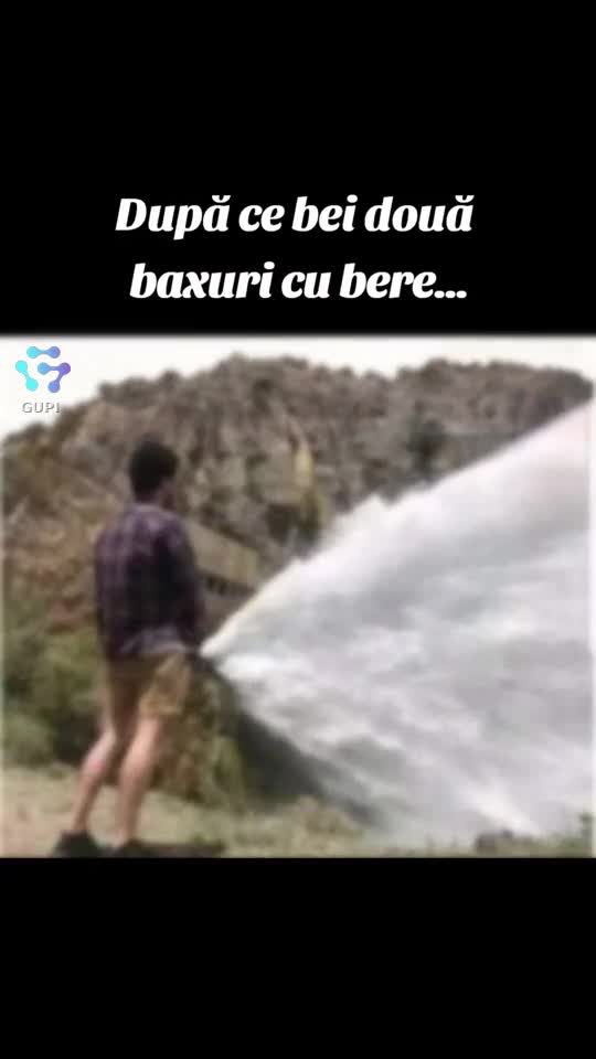 după ce bei două baxuri de bere...😁😁😁