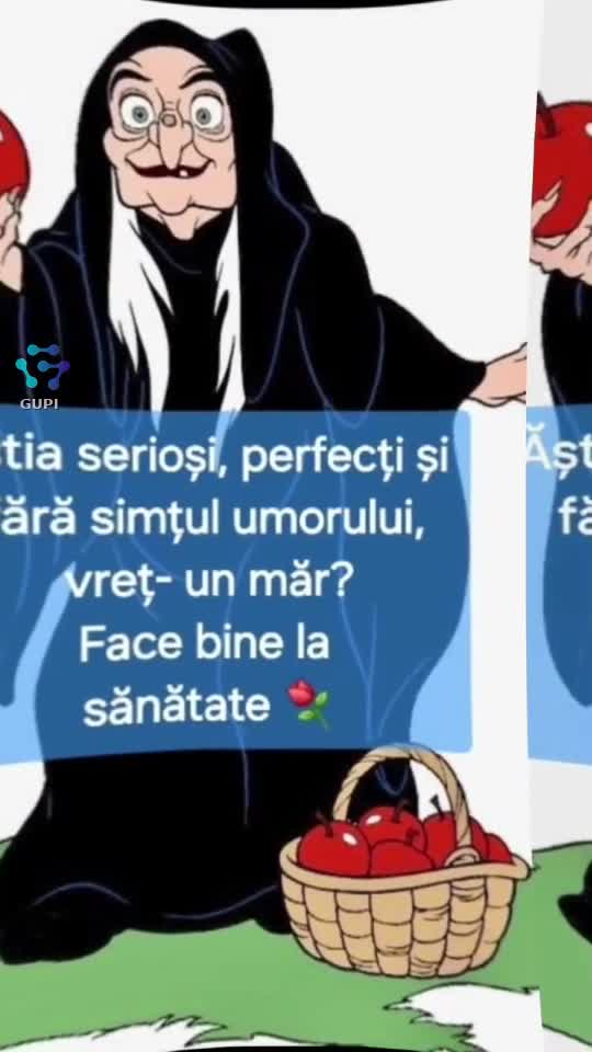 ăștia serioși și fără simțul umorului... vreți un măr...😁🍏🍎
