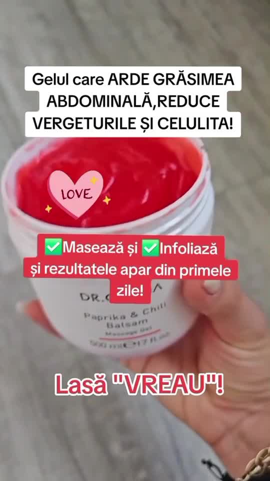 gelul cu paprika și chilli te ajută să scapi de grăsimea abdominală celulită și vergeturi