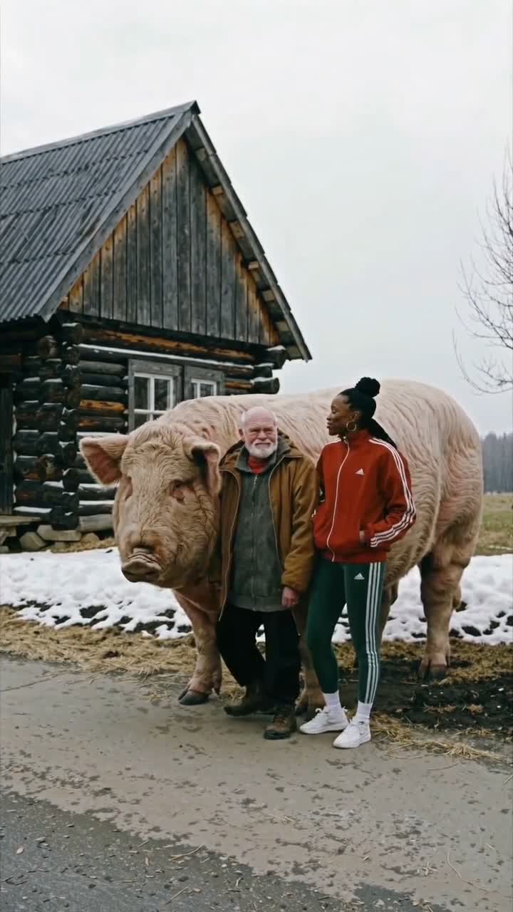 Planeta giganților ! 🤔Ce o mănca dihania asta ??? 🤣🤣🤣