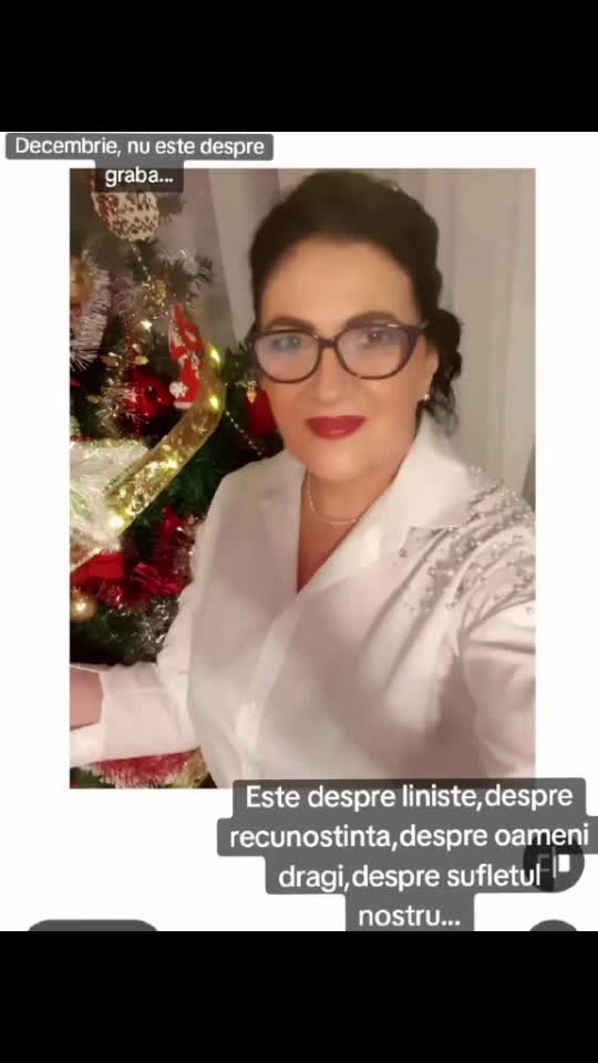 Decembrie...este despre tine, despre liniste, recunostinta, oameni dragi alături!🙏❤️🎄