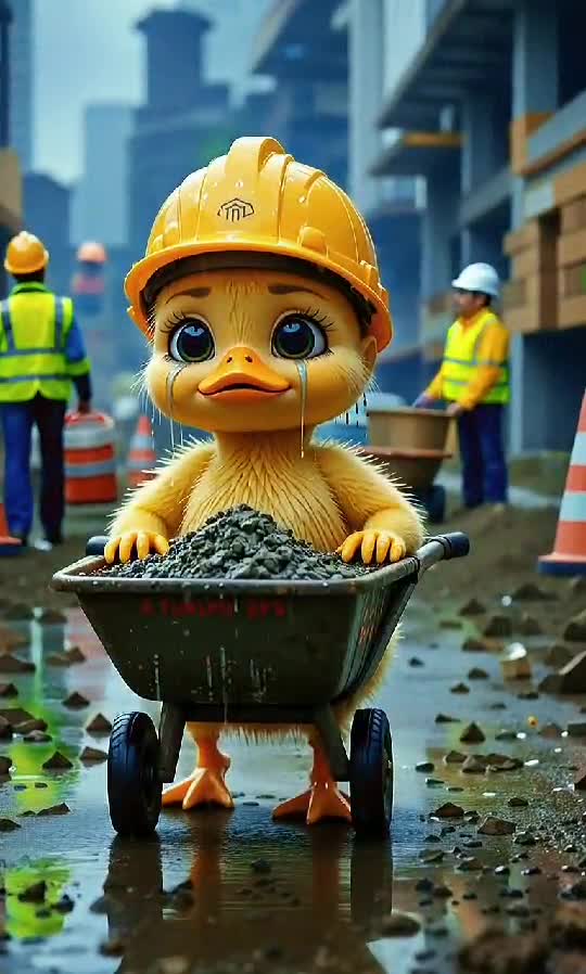 Duckstruction Worker: The Hardest-Working Duck on Earth! 🦆⛏️