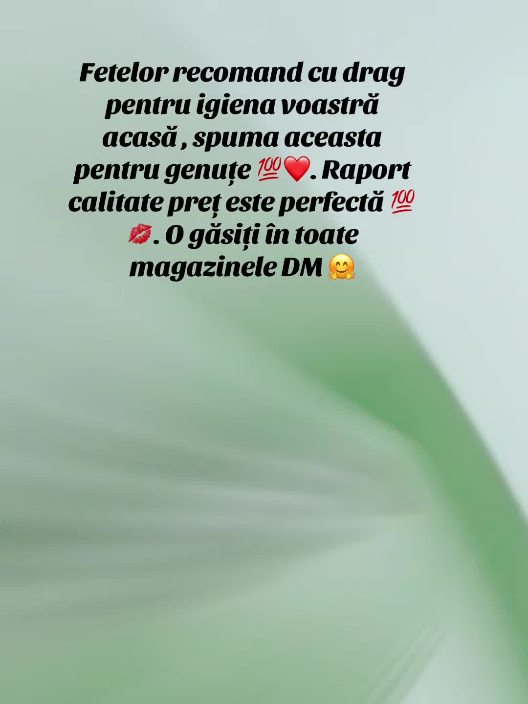 Recomand cu mare încredere ❤️. o gasiti in toate magazinele DM🤗