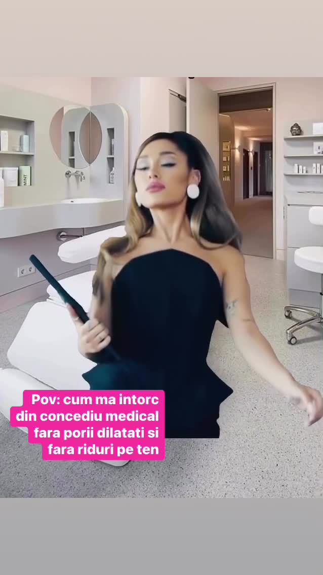 Pov: cum ma intorc din concediu medical fara porii dilatati si fara riduri pe ten! 😜