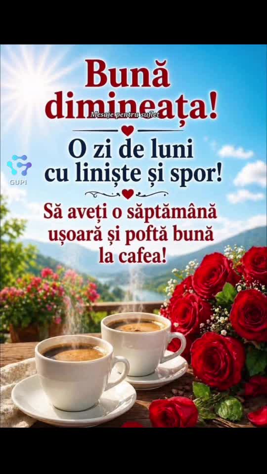 Buna dimineața!