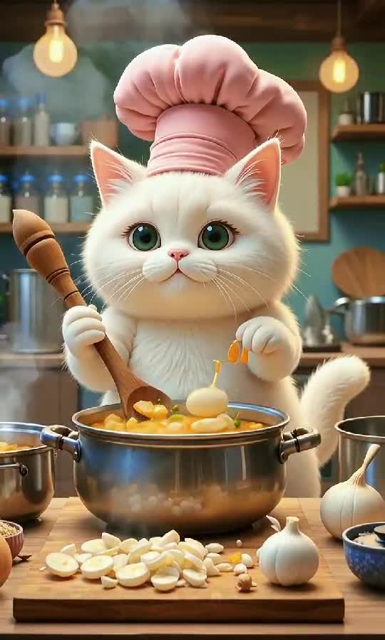 MasterChef Meow: The Purrfect Recipe for Viral Cuteness! 🐱🍲👨‍🍳