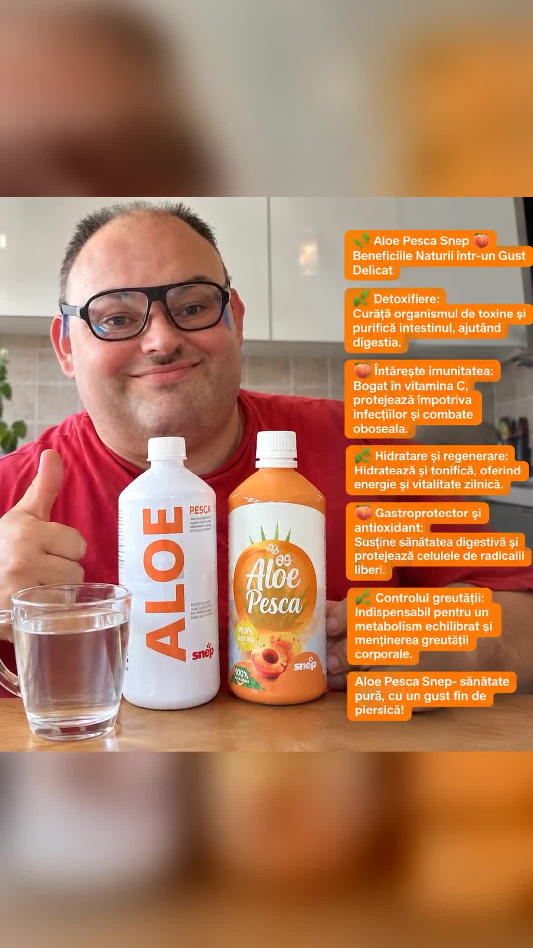 🍑 Descoperă beneficiile naturii într-un gust delicat cu Aloe Pesca Snep! 🍑
Ai grijă de sănătatea ta în fiecare zi și oferă-i organismului tău suportul