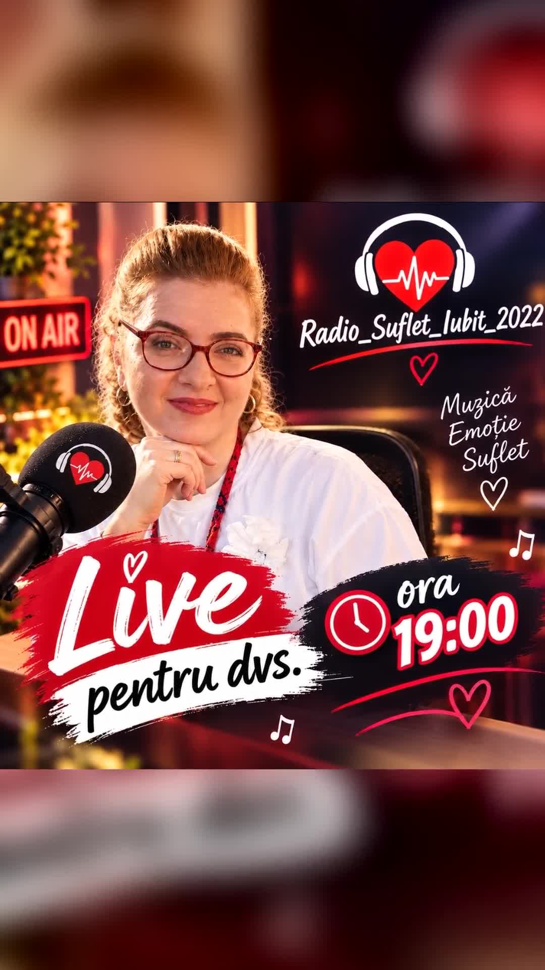 Bună seara acum live pe Radio_Suflet_Iubit_2022