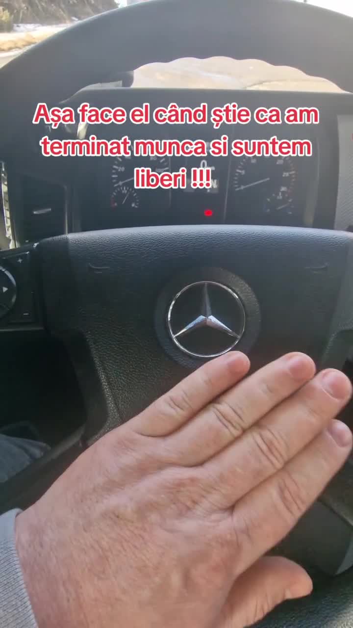 Băiatul meu când știe că am terminat munca si avem liber !!! 🚛😉