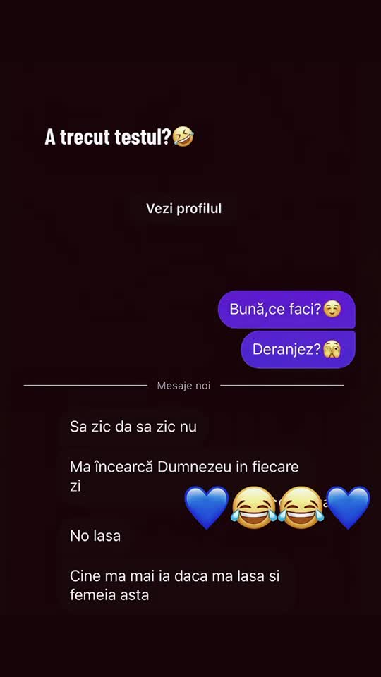 Iti testez iubitul/amantul/sotul! Mesaj privat ! 🫶
