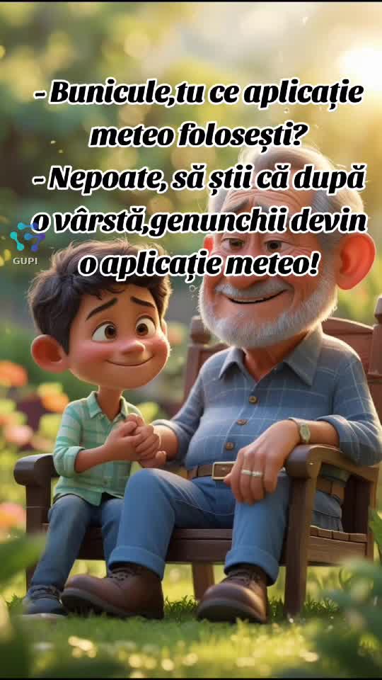 știați că: după o vârstă... genunchii devin o aplicație meteo?!...😁😁