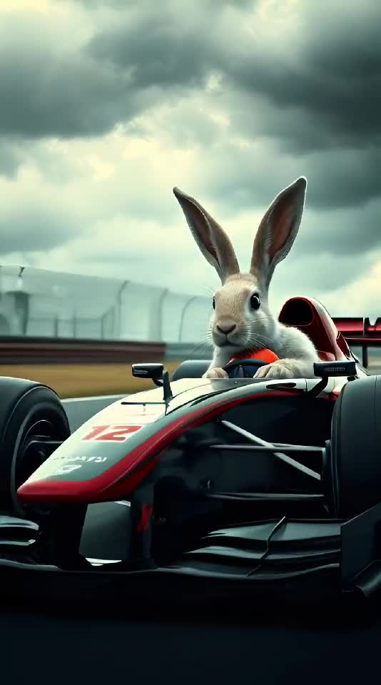 Fastest Bunny on the Track: Meet the F1 Hare Hero!