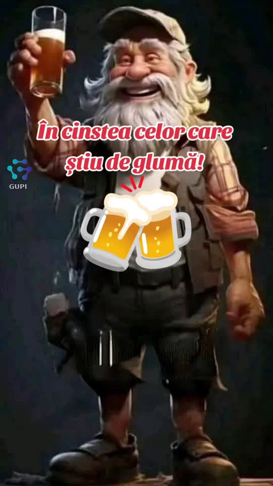 în cinstea celor care știu de glumă!...🍻🍻🍻