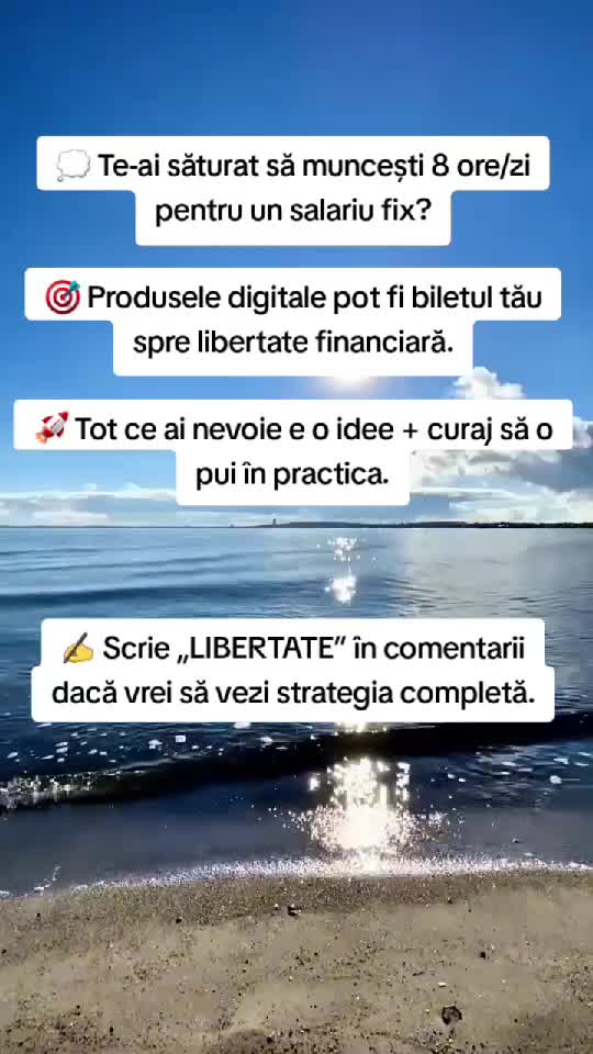 "Independența financiară nu e un vis, e un plan."
