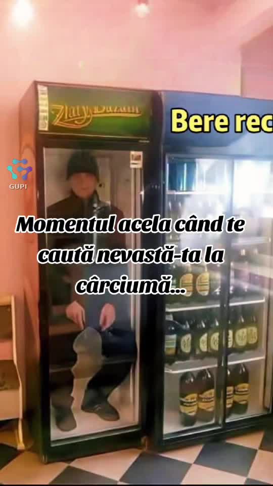 momentul acela când te caută nevastă-ta la cârciumă...😁😁