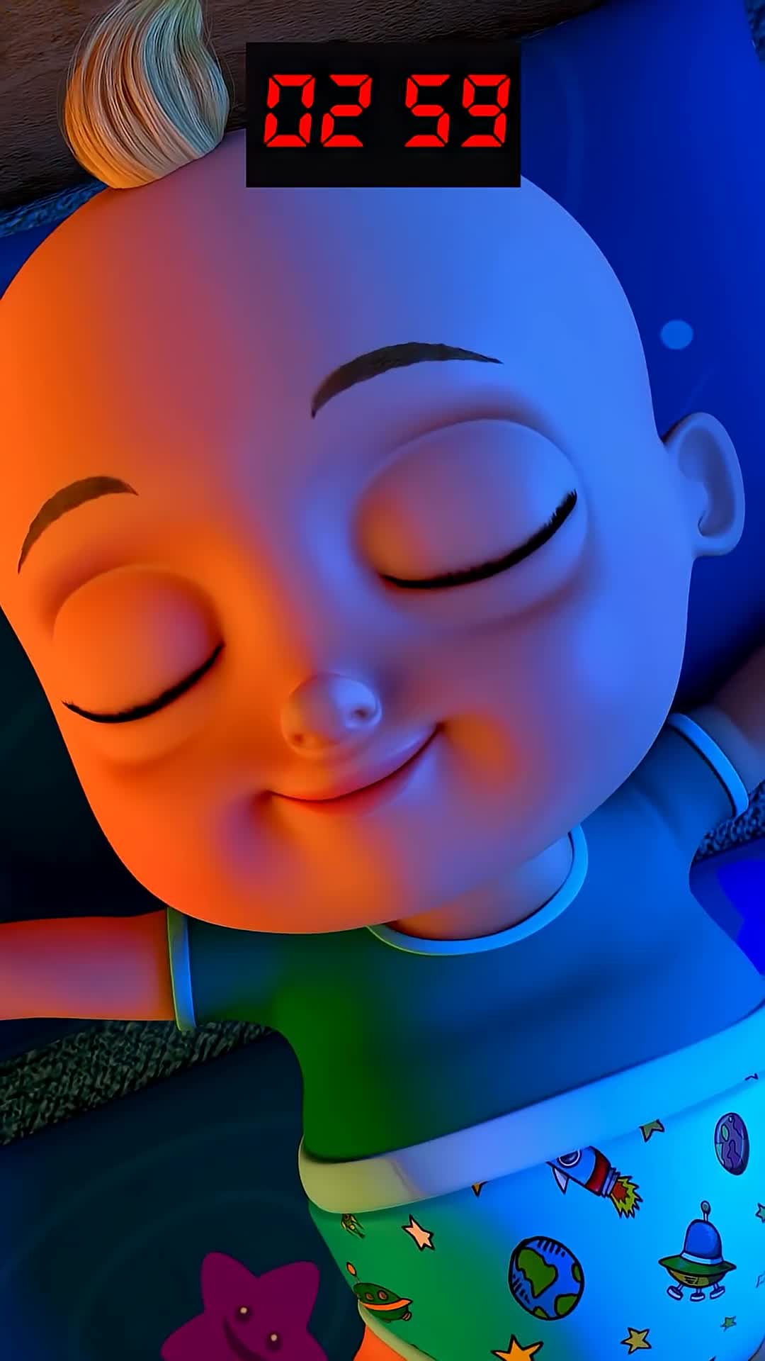 Bayi tidur sangat lucu