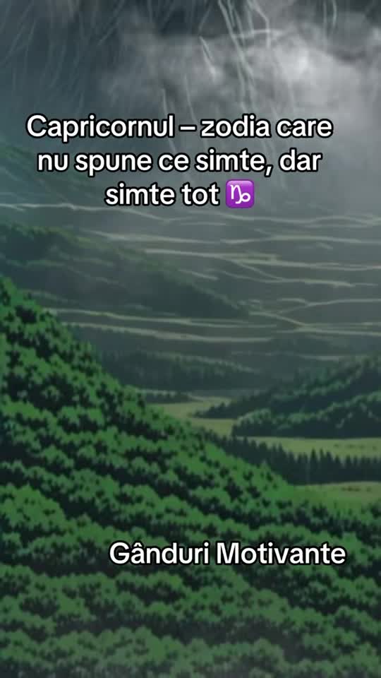 Capricornul nu cere iubire. Dar dacă o simte, o păstrează în tăcere. Și o duce în suflet o viață. ♑