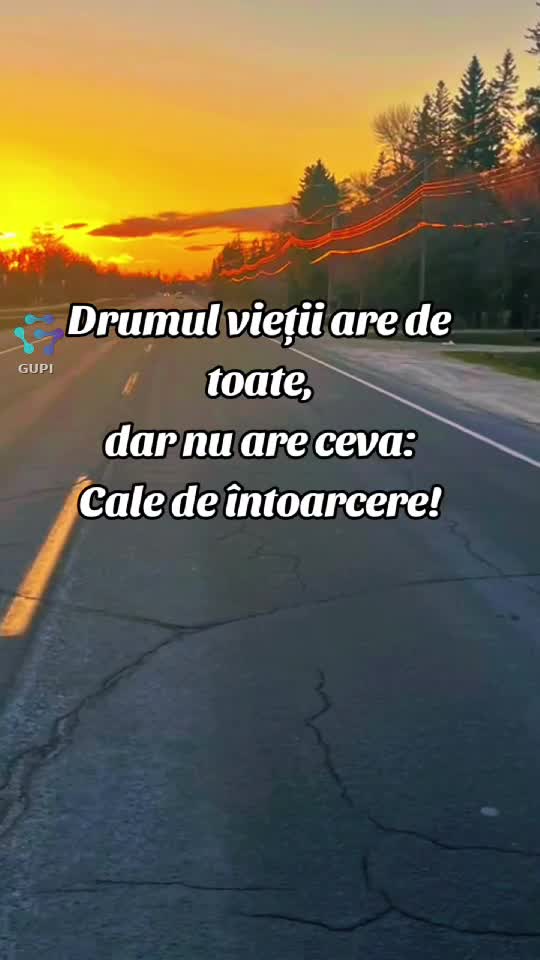 drumul vieții...nu are întoarcere!...🤒