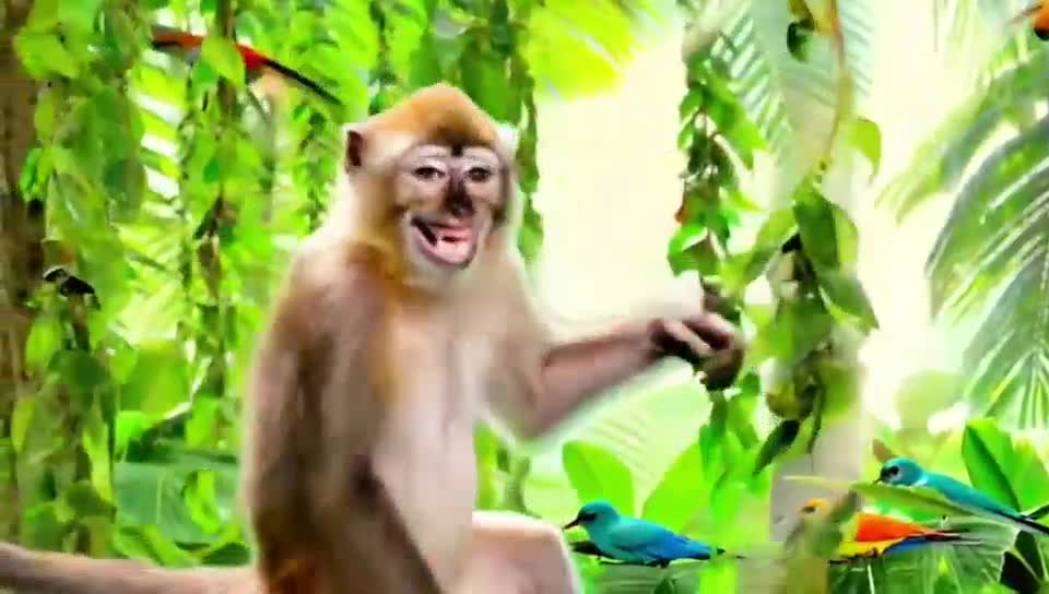 😂 When the Jungle Turns into a Dance Floor! 🐒🔥